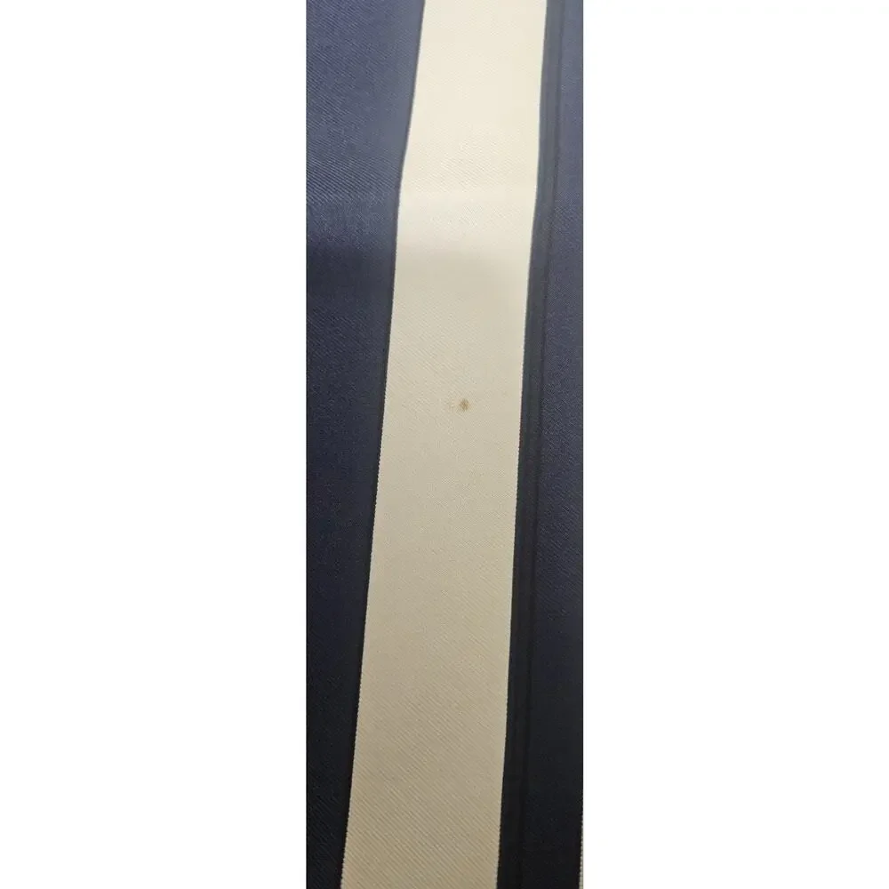 Hermès Paris Brides de Gala Silk Scarf Navy White Gold Carré 90 Made in France